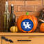 Décor de citrouille en résine à logo 3D NCAA Kentuck | 10 po