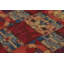 Vintage Swedish Rya Rug, Maximalist Ruby Red With Viking Medallions - Rug & Kilim