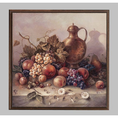 « summer harvest i », impression sur bois encadrée