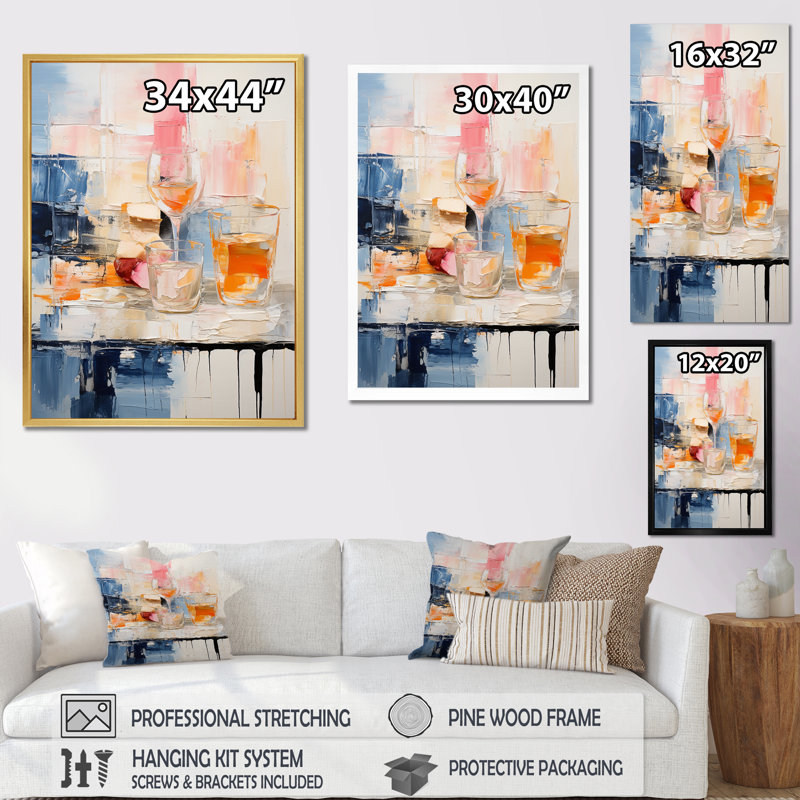 Art alimentaire sur toile, repas et pique-nique, Cadre flottant noir, H 32 po x l 16 po