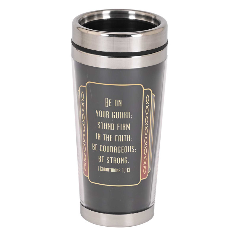 16 oz. Tasse de voyage isolée en acier inoxydable