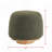 Fully Assembled Round Soft Teddy Fabric Upholstered Ottoman, Footstool with Soft Padded Seat for Modern Living-751748117