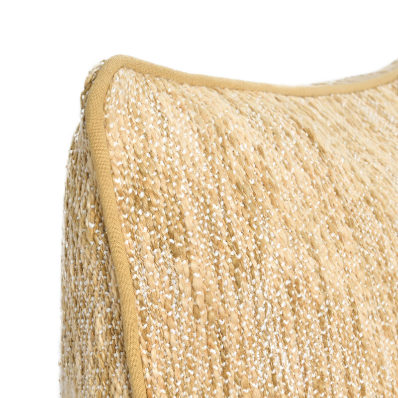 Sharma 22" Cedar Green Cotton Blend Throw Pillow