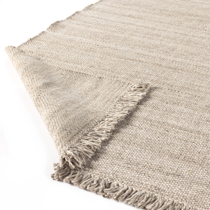 Nomad Outdoor Area Rug, Ruttan Cobblestone, Rectangle 8' x 10', Cream