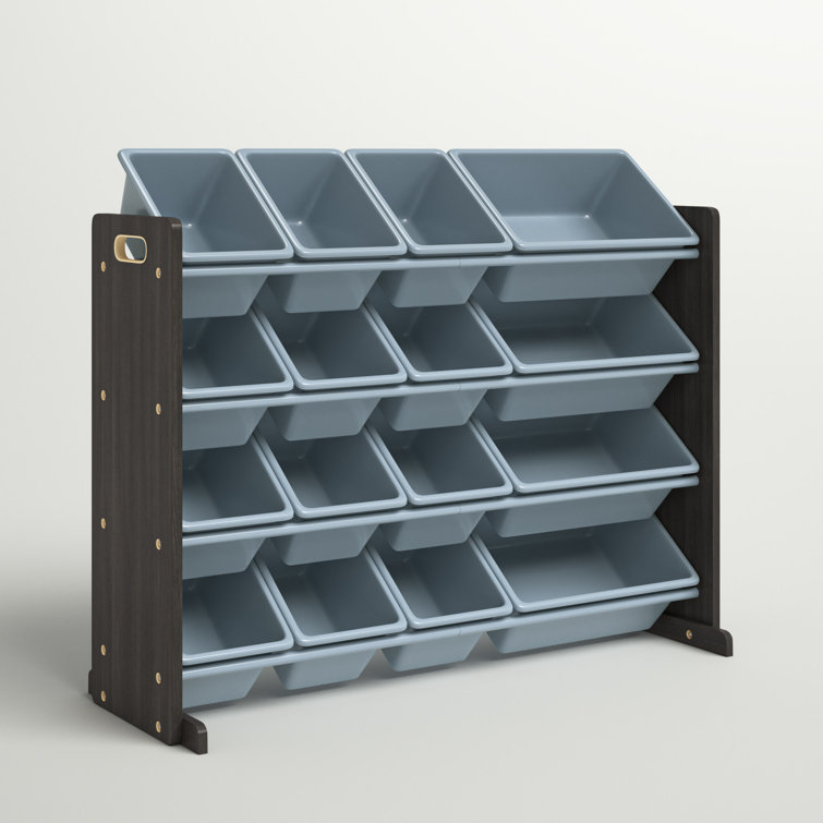 Espresso 12-Bin Toy Organizer