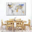 «World Map Bianco», impression sur toile-92519722