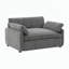Fauteuil moderne rembourré et confortable-648699457