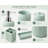 Green Bathroom Accessories Set 5 Pcs