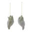 Ornements en verre hibou (ensemble de 12)