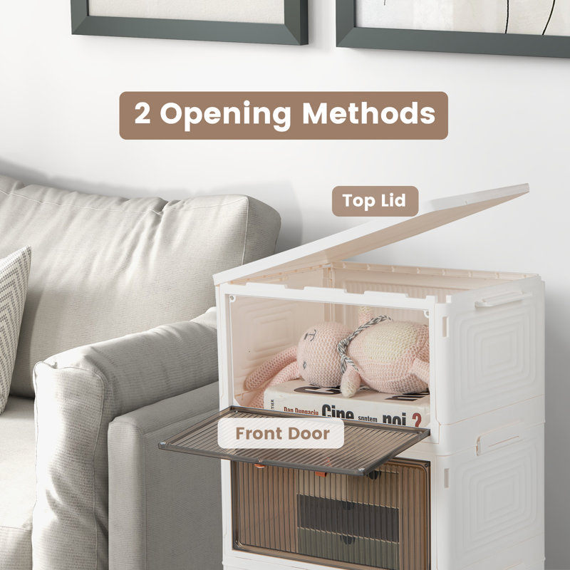 3 Pair Stackable Shoe Storage Box
