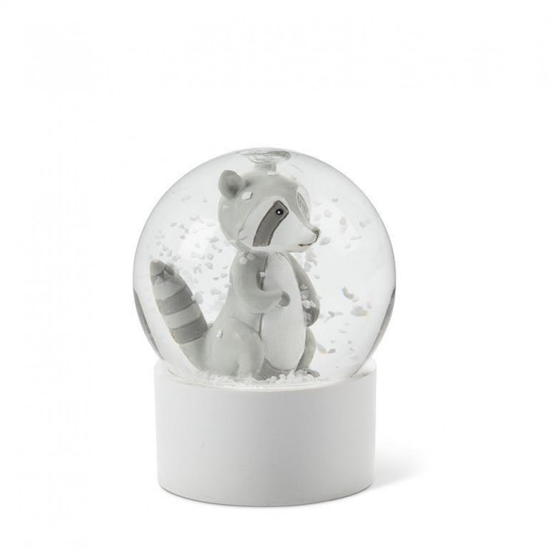 Raccoon Snow Globe