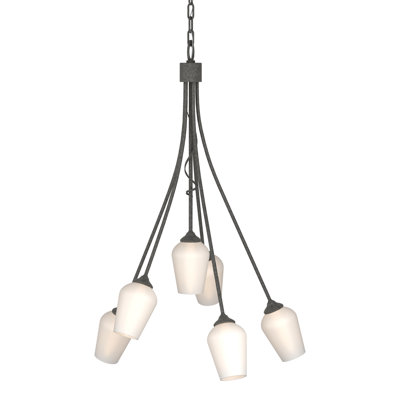 Lustre géométrique à 6 lumières Flora
