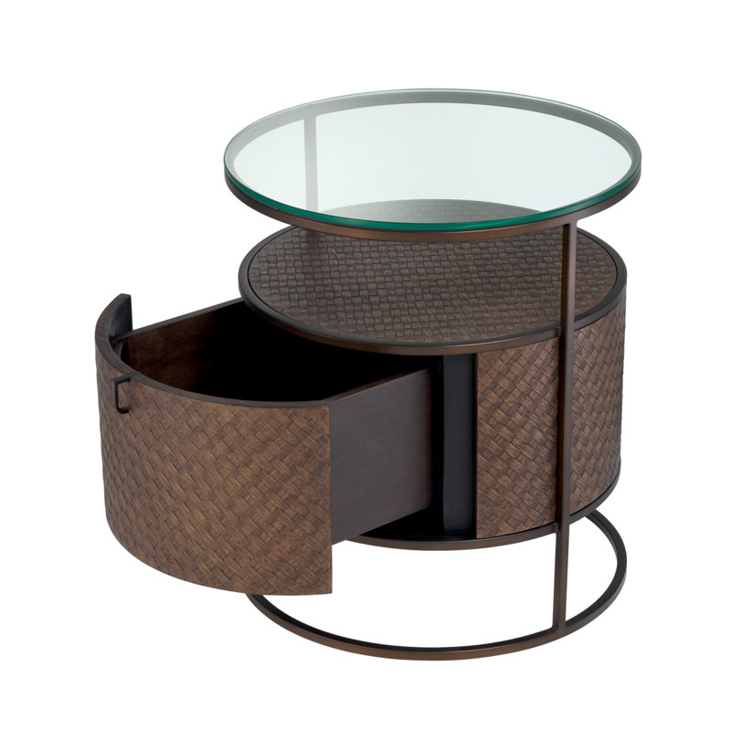 Napa Valley Glass End Table