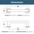 Parow 3 3/4" Center Bar Pull Multipack-106201395-86193210