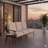 70 Inches All-Weather Metal 3-Seat Patio Sofa With Cushions-894479646
