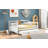 Full Size Daybed Wood Bed With Twin Size Trundle-1085391941