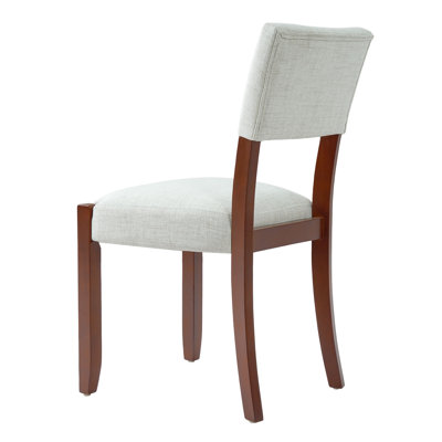 Ensemble de salle à manger 4 pièces, 1 table en marbre avec 2 chaises rembourrées et 1 banc avec pieds en bois d'hévéa massif, siège rembourré, dossier incurvé, peu encombrant, salle à manger