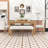 Modern 6-Piece Dining Table Set – Rectangular Table, Upholstered Chairs, and Bench-1242802379