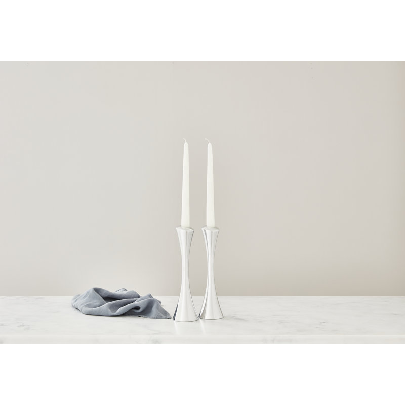 Aquila Candlestick, 10" H x 2" W x 2" D