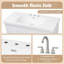 Meuble-lavabo 48 po avec lavabo en résine