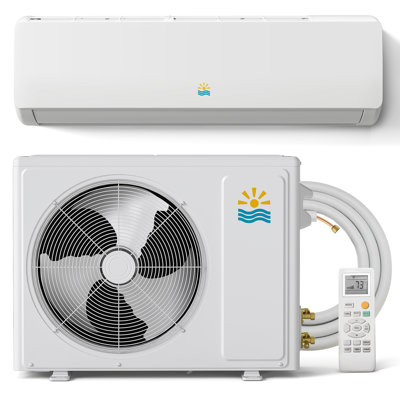 Air Conditioner 18000 BTU Mini Split AC/Heating System, 19 SEER2, 900 Sq.ft Coverage, 208-230V