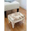 Repose-pieds rembourré en lin Camau Taupe Magnolia-1537440801-1537440859