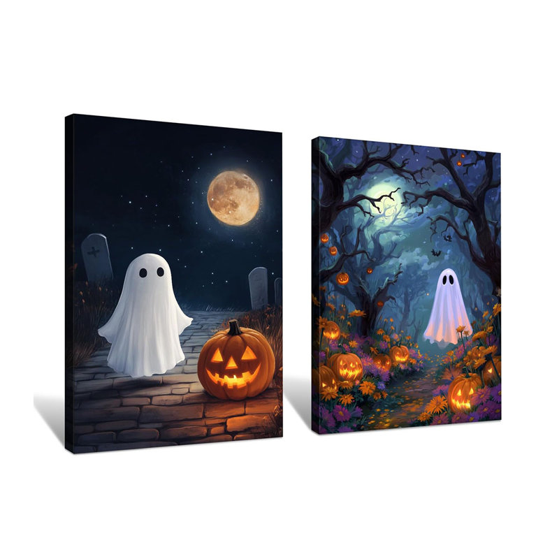 2 Piece Wrapped Canvas Wall Art, 90cm H x 60cm W