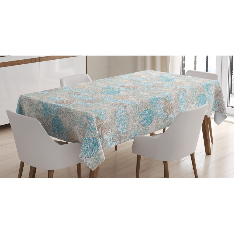 Geometric Tablecloth, 70" L x 52" W