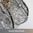1-Light Smoky Glass Pendant Light with Adjustable Height