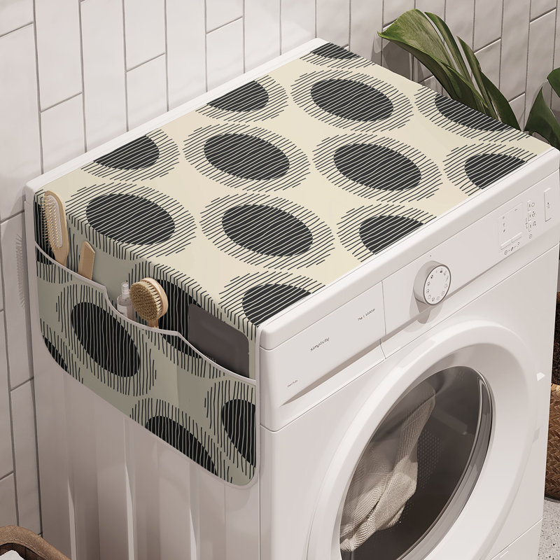 Paquet de 2 coquilles d'œuf 47 po x 18,5 po et gris anthracite East Urban Home