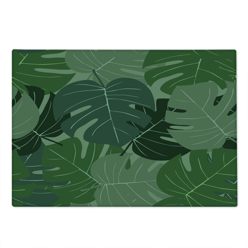 Planche à découper vert forêt Ambesonne