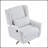 Power Recliner Chair Swivel With Gold 5-Star Base, Adjustable Backrest And Footrest For Ultimate Comfort And Style-937607755