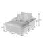 Fauteuil d'appoint avec repose-pieds-943527393