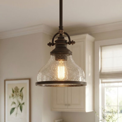 Luminaire suspendu en forme de dôme à une lumière Maybery