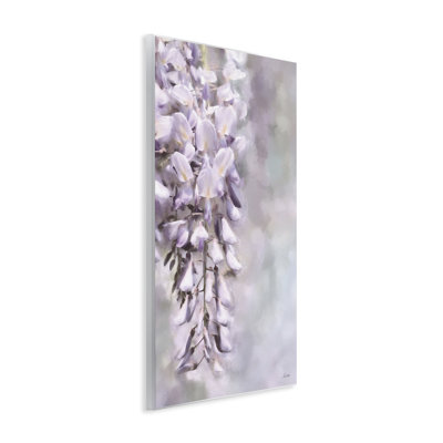 Soft Foxglove Petals Wall Plaque Art by Lori Deiter
