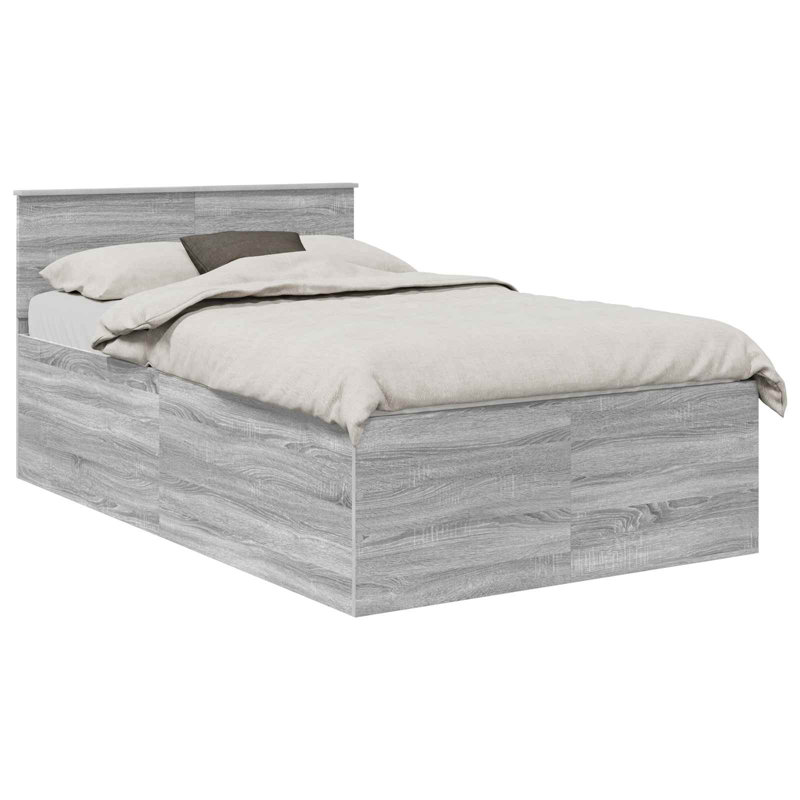 Bed, Small Double (4'), Grey Sonoma
