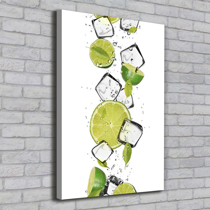 Limonka And Ice - Wrapped Canvas Print