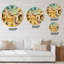 Camels In The Desert - Horloge murale-60328969