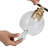 5-Light Dimmable Modern Shaded Chandelier