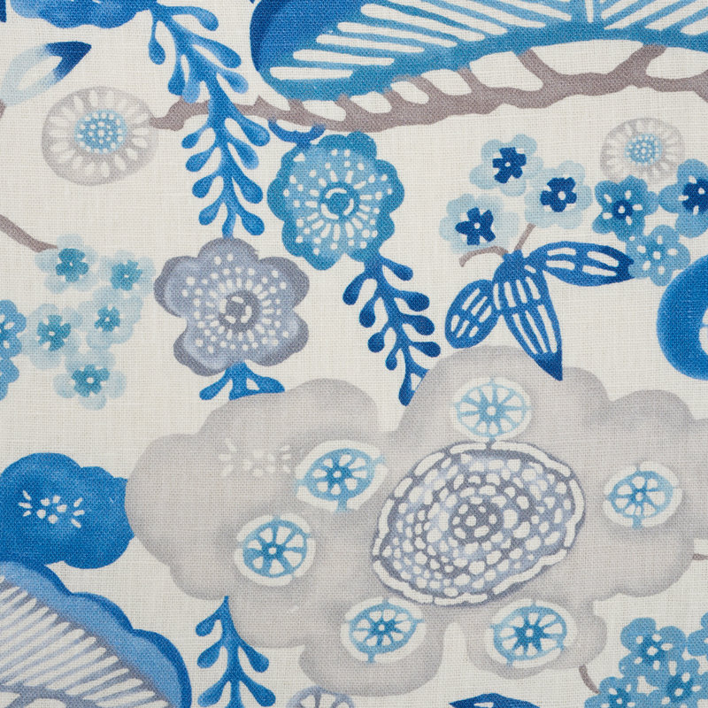 Tissu Yume, Bleu