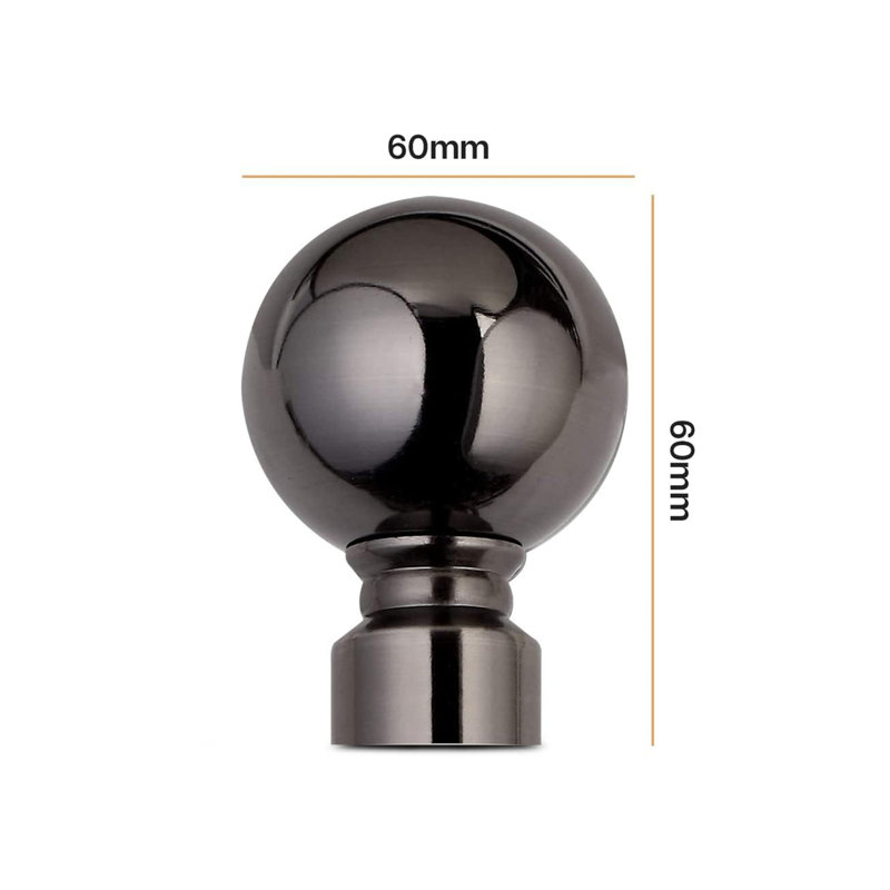160cm Straight Tension Shower Curtain Rod & Hook Set, Nickel