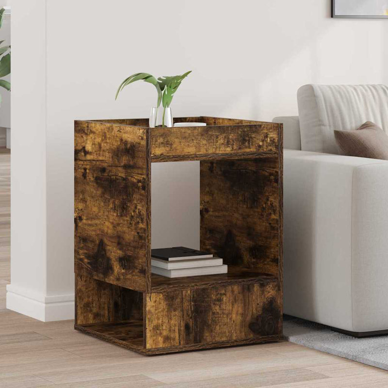 End Table, Smoked Oak