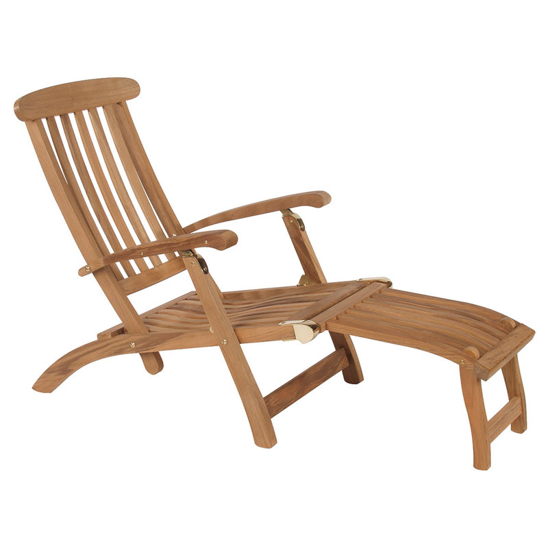 Commodore Outdoor Teak Lounge Chair