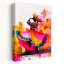 «Dynamic Folk Dance», art mural abstrait coloré et audacieux-129151051