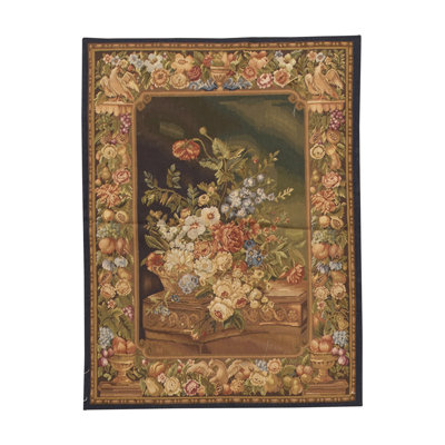 Hand-Knotted High-Quality Green and Brown Runner