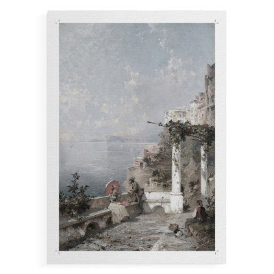Paysage rétro CCII - Impression sur toile seulement - non encadrée