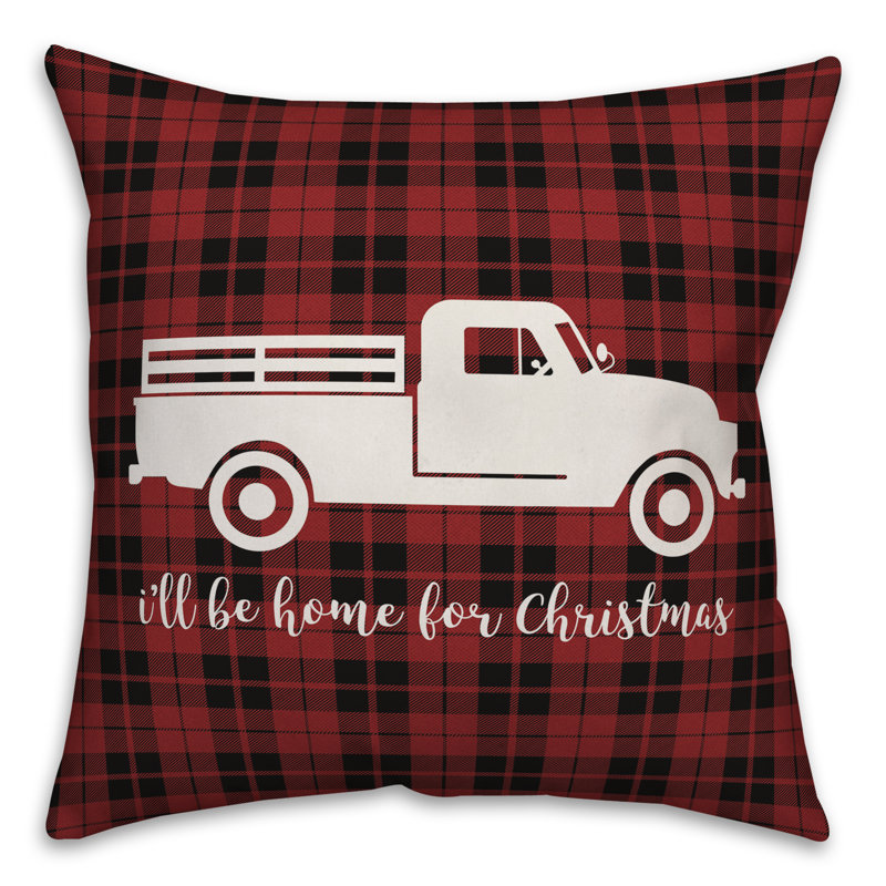 Plaid Throw Pillow