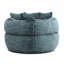 Grand fauteuil à billes avec 3 coussins et rayures, fauteuil en velours côtelé avec rembourrage, 5 couleurs, canapé d'appoint rembourré pour jouer, lire-2000916521