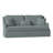 Savannah 87.5" Chenille Round Arm Sofa with Reversible Cushions-107420488