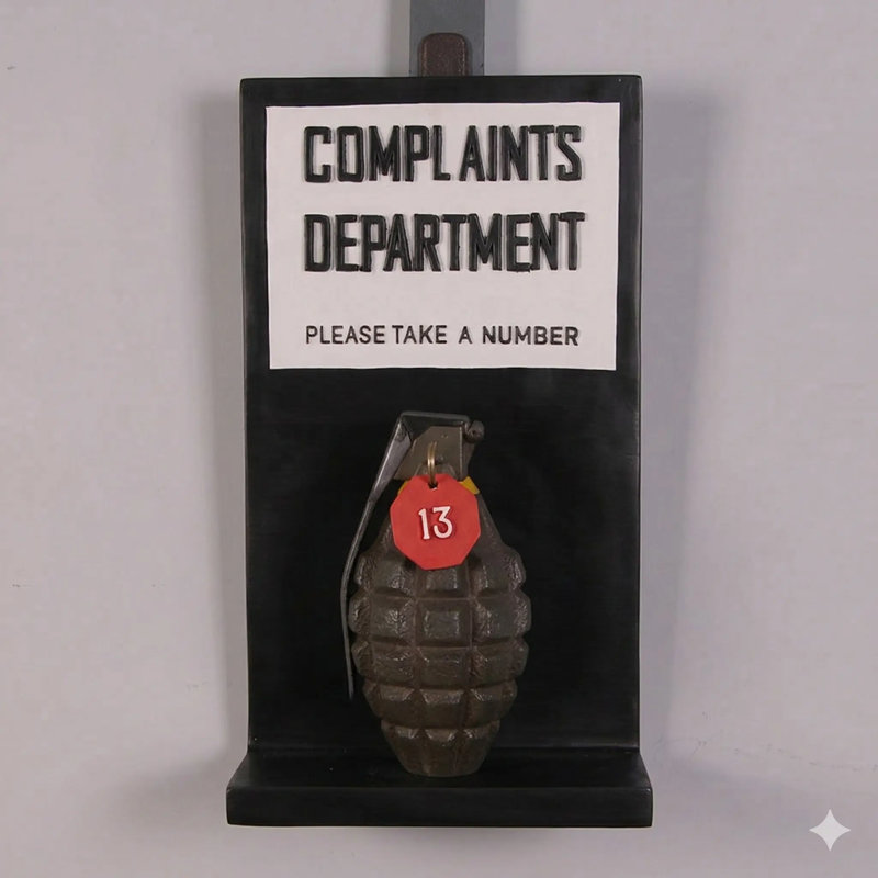 Statue décorative murale «Complaints»